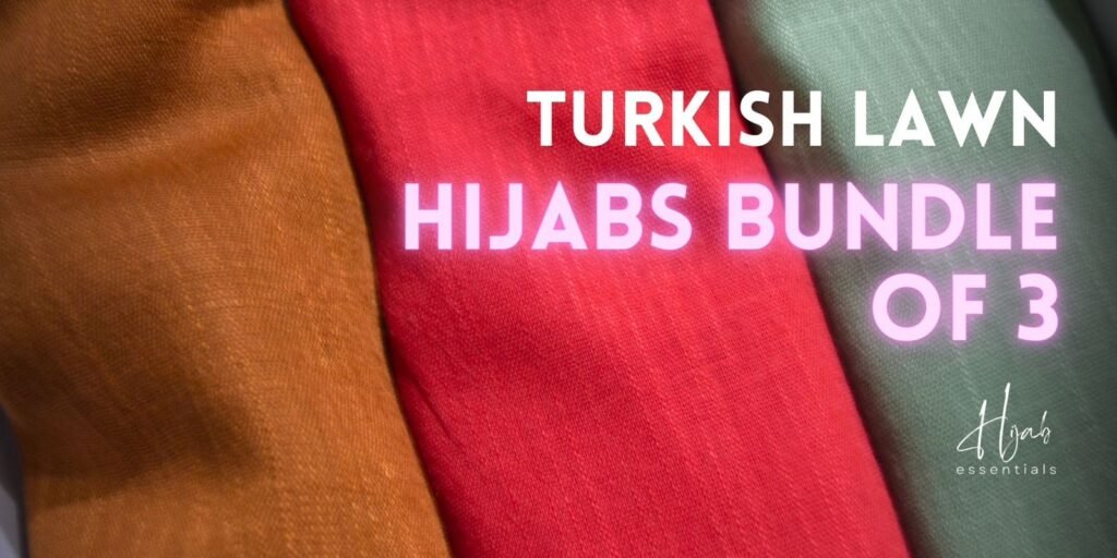 Turkish Lawn Hijab 3 three bundle pack